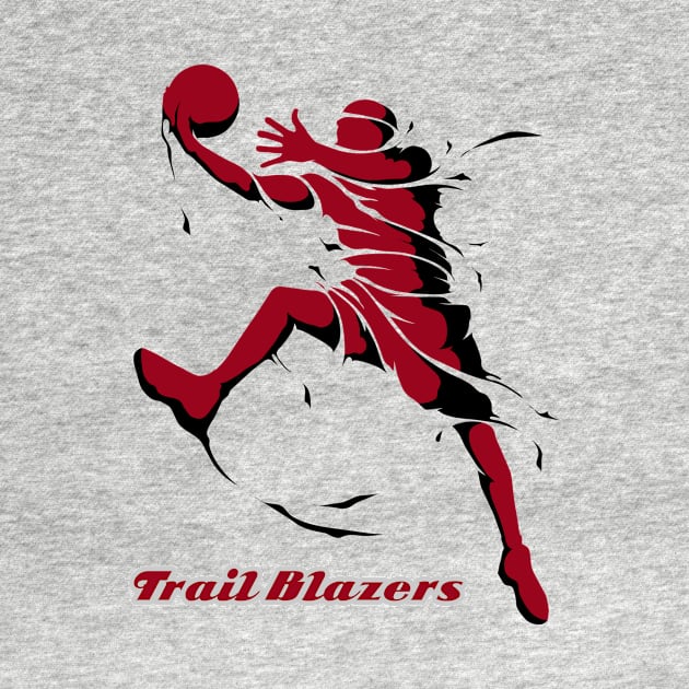 Portland Trail Blazers Fans - NBA T-Shirt by info@dopositive.co.uk